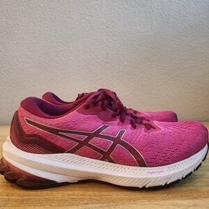 ASICS GT-1000 10 Shoes Womens Size 7.5 Pink Running Athletic FlyteFoam 1012B197